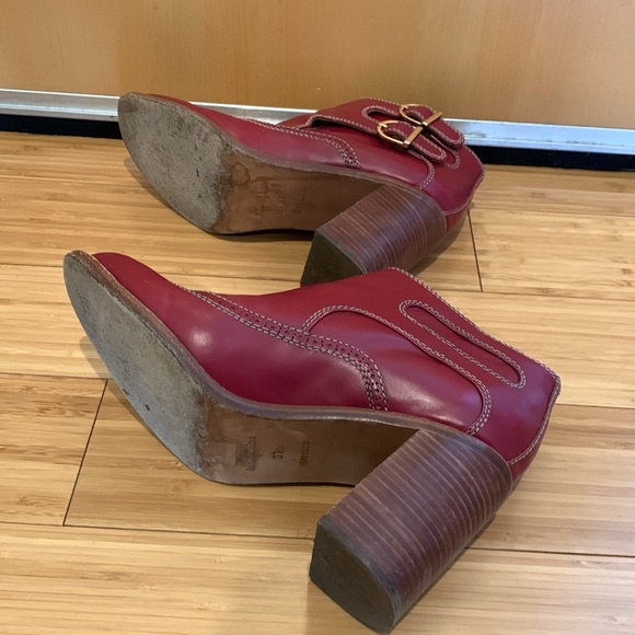 See by Chloe Burgundy leather ankle booties by - Picture 4 of 5